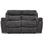 Morrow II Reclining Sofa and Loveseat Set - Grey