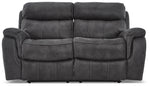 Morrow II Reclining Sofa and Loveseat Set - Grey