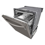 LG Black Stainless Steel Top Control Dishwasher with QuadWash® and 3rd Rack - LDT5678BD