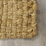 Jute 2'8" X 4'11" Basketweave Rug - Beige  Area Rug