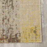 Zara 7'10" X 10'6" Indoor/Outdoor Superimposed Triangles Rug - Black Yellow  Area Rug