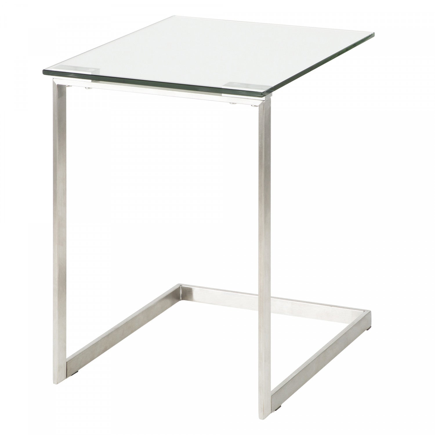 Zenn 15.75" Accent Table - Stainless Steel