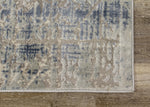Harper 7'10" X 10'6" Crosshatching Rug - Grey Blue Area Rug