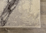 Mirza 7'10" X 10'10" Marble Profile Rug - Cream Grey Area Rug
