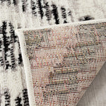 Meridian Diamond Distressed Area Rug - 5' X 8' - Grey