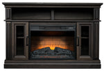 Samuel Fireplace TV Stand - Beige Brown Oak