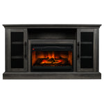 Millbrook 59.75" Fireplace TV Stand - Fawn Aged Oak