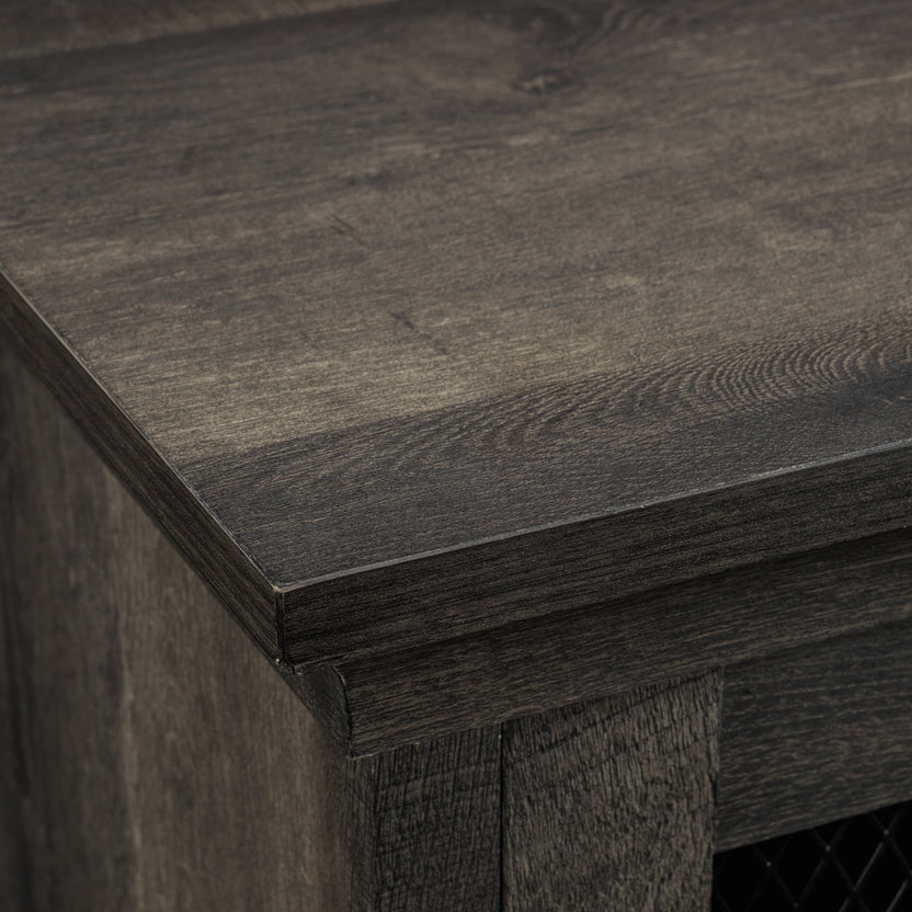 Millbrook Fireplace TV Stand Fawn Aged Oak Leon's