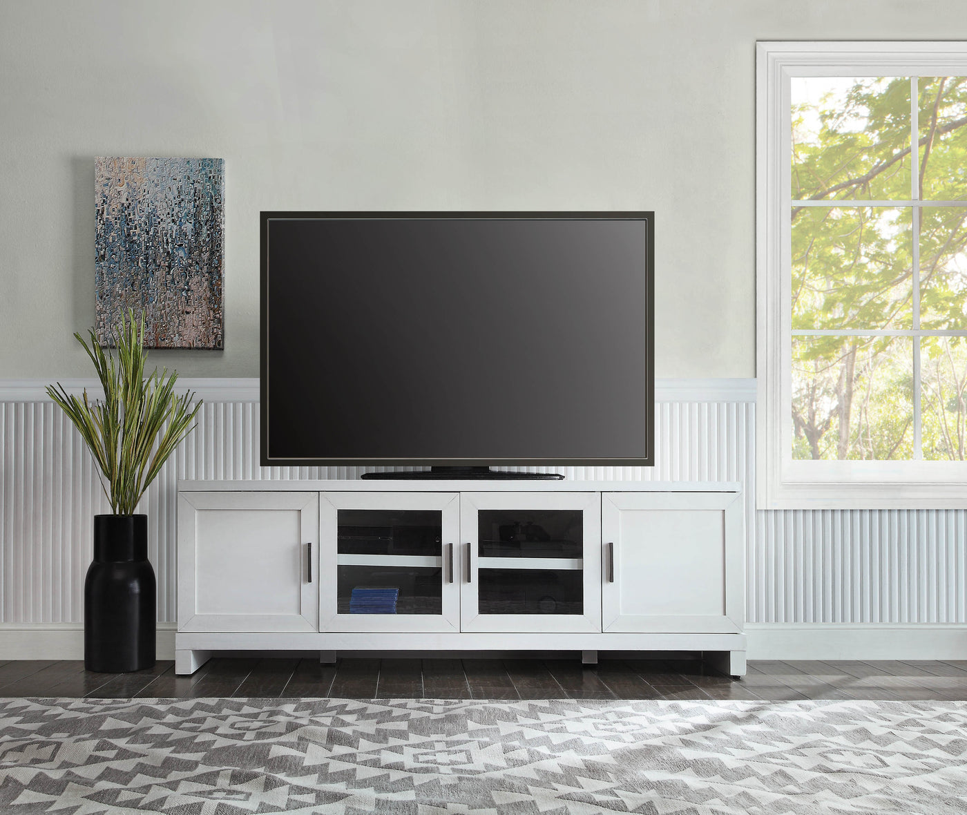 Brayden 65" TV Stand - White