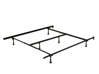 Deluxe 6-Leg Full/Queen/King Bed Frame on Glides