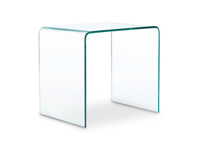 Flow II 23.75" End Table - Glass