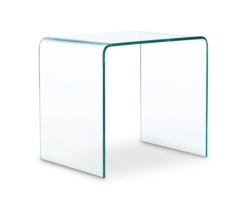 Flow II End Table Glass Leon's