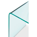 Flow II 23.75" End Table - Glass