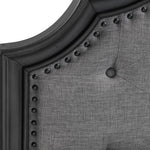 Spencer King Bed - Grey