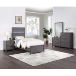 Westpoint 6-Piece Twin Bedroom Package - Weathered Grey