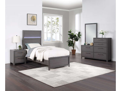 Westpoint 6-Piece Twin Bedroom Package - Weathered Grey