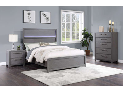 Westpoint 5-Piece Queen Bedroom Package - Weathered Grey