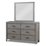Copeland 6-Piece King Storage Bedroom Package - Wire-Brushed Grey