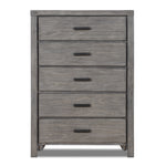 Copeland 5 Drawer Chest - Wire-Brushed Grey