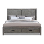 Copeland 6-Piece King Storage Bedroom Package - Wire-Brushed Grey