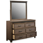 Rossco Mirror - Rustic Oak