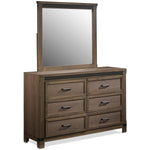 Rossco 6-Drawer Dresser - Rustic Oak
