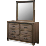 Rossco 6-Piece King Storage Bedroom Package - Rustic Oak
