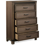 Rossco 5-Drawer Chest - Rustic Oak