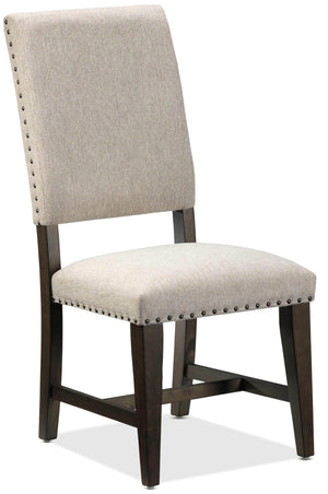 Flanigan Dining Chair - Beige and Espresso