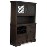 Flanigan Buffet and Hutch - Distressed Espresso