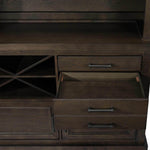 Flanigan Buffet and Hutch - Distressed Espresso