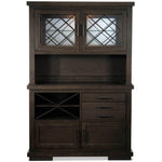 Flanigan Buffet and Hutch - Distressed Espresso
