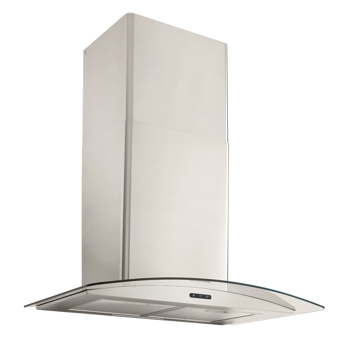 Broan Stainless Steel 30" 400 CFM Curved Glass Chimney Range Hood - EW4630SS