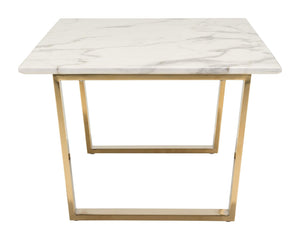 Nezahual Coffee Table - Stone/Gold