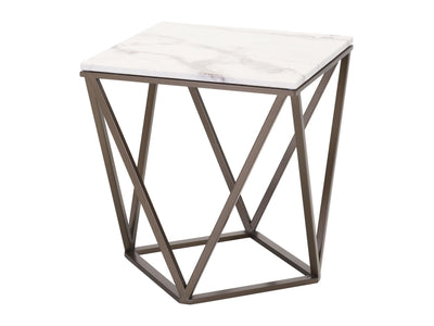 Tampico Marble Look End Table