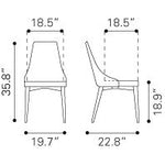 La Paz Dining Chair - Grey- Set Of 2