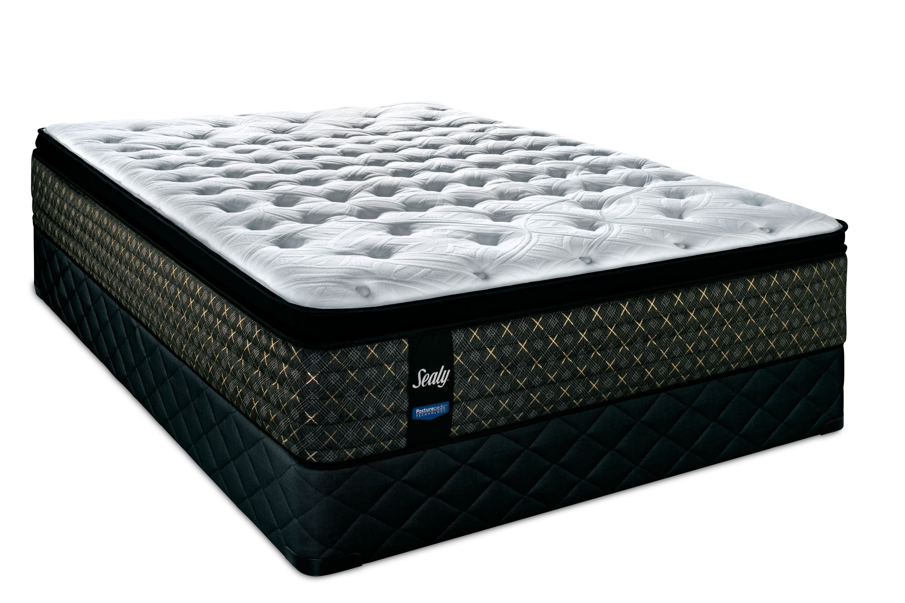 Sealy 24K Plush Full Mattress and Boxspring Set