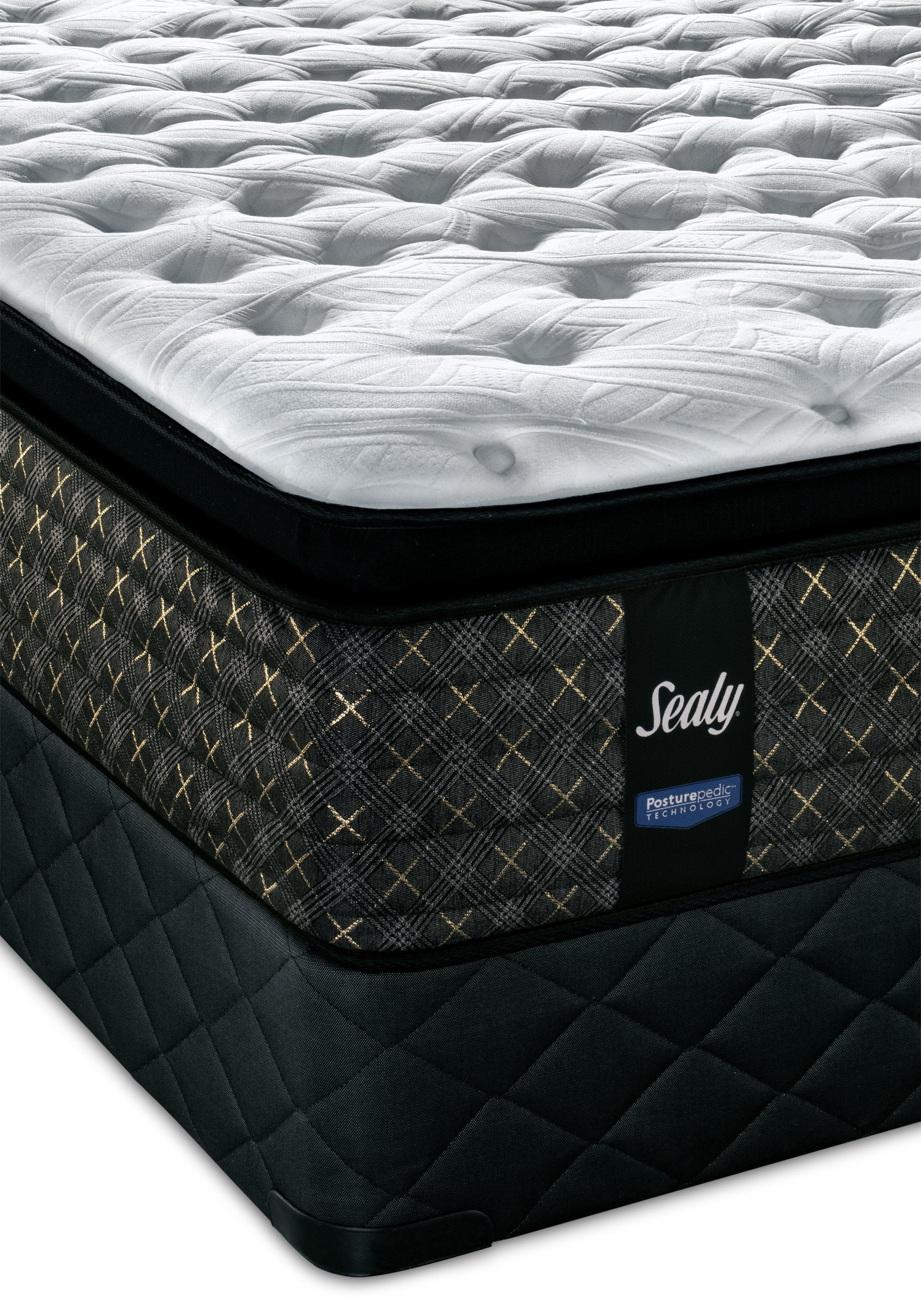 Sealy 24K Plush Full Mattress and Boxspring Set