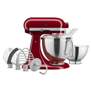 KitchenAid Empire Red Artisan® Series Tilt-Head Stand Mixer with Premium Accessory Pack - KSM195PSER