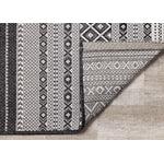 Jango 7'10" X 10'6" Indoor/Outdoor Tribal Rug - Grey Black Area Rug