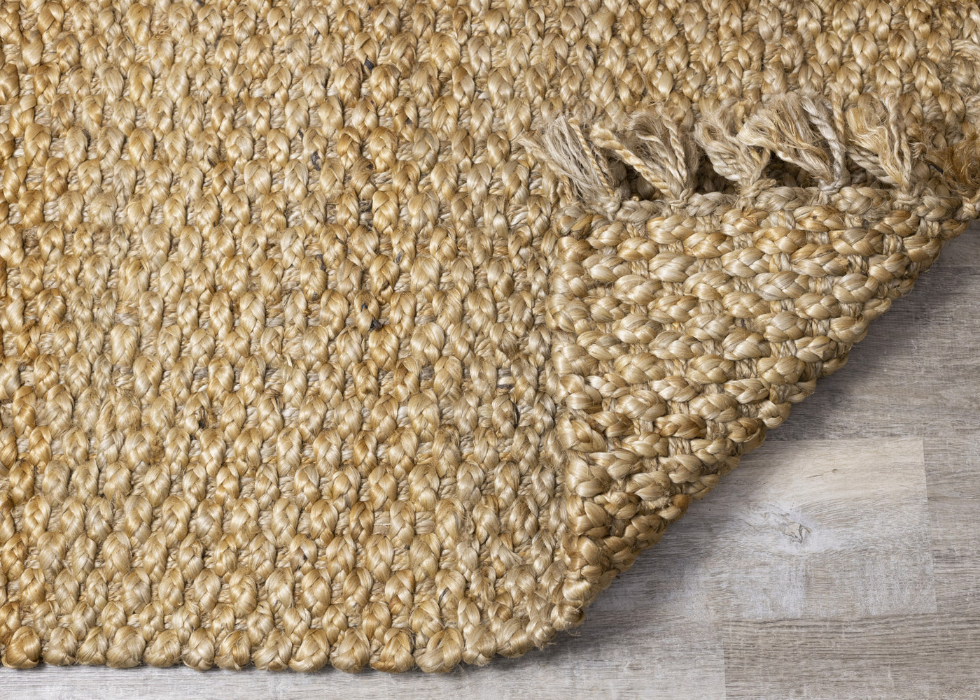 Jute 7'10" X 10'6" Braided Jute Rug - Beige Area Rug