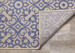 Camby 7'10" X 10'6" Indoor/Outdoor Elaborate Rug - Blue Beige  Area Rug
