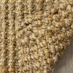 Jute 2'8" X 4'11" Chunky Boucle Rug - Beige Area Rug