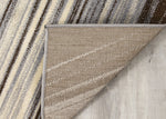 Sigma 5'3" X 7'7" Light Shafts Rug - Cream Blue Area Rug