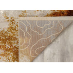 Pollo 5'3" X 7'7" Distressed Abstract Rug - Cream Orange Area Rug