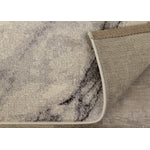 Mirza 5'3" X 7'7" Marble Profile Rug - Cream Grey Area Rug