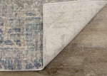 Harper 7'10" X 10'6" Crosshatching Rug - Grey Blue Area Rug