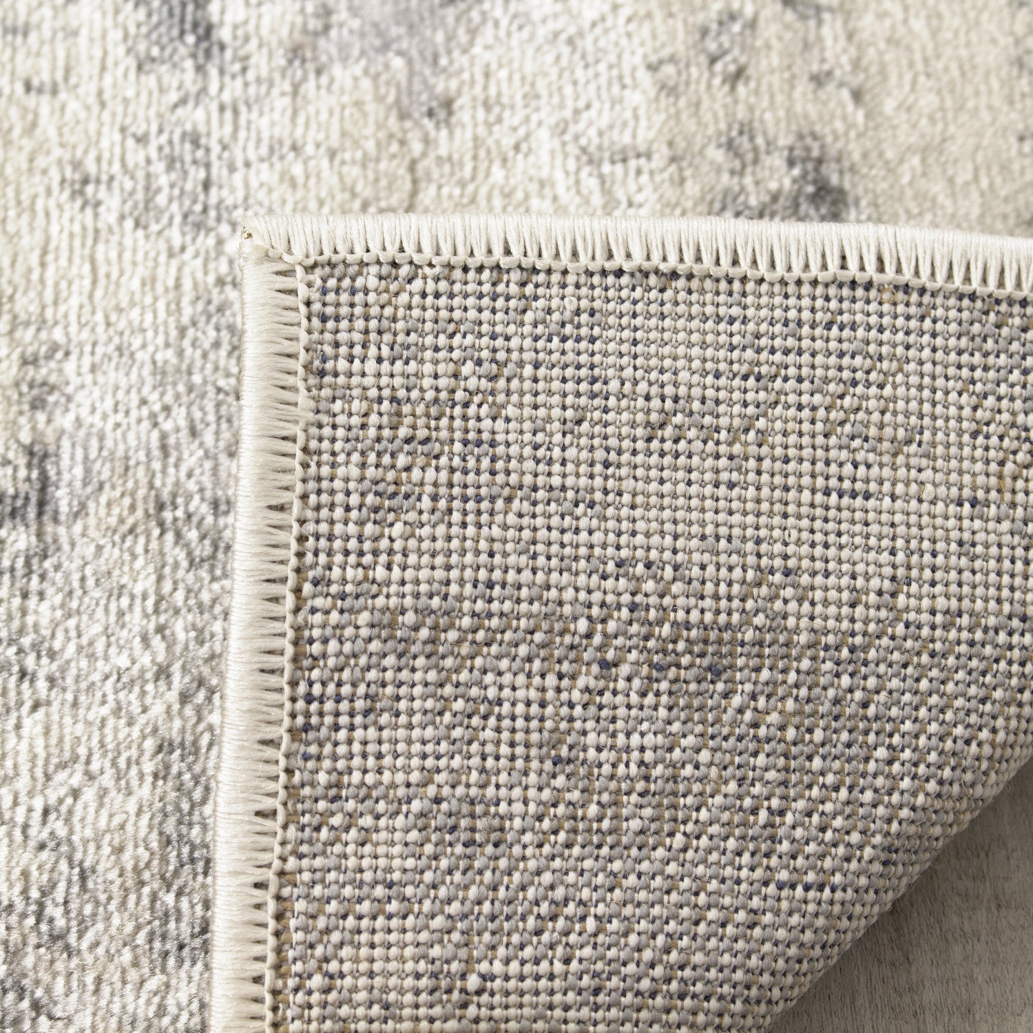 Adele 7'10" X 10'6" Faded Storm Rug - Cream Grey Area Rug