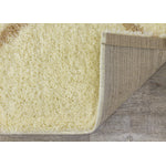 Finesse 7'10" X 10'6" Lines Crossing Shag Rug - Cream Beige Area Rug