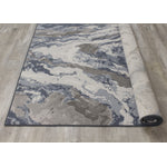 Intrepid 7'10" X 10'10" Rushing Water Rug - Blue Cream Area Rug